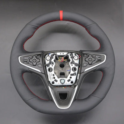 Griffowl Steering Wheel Cover for Customized Sedan Opel Insignia OPC 2008-2014. For refined interior upgrades using our wrap and stitch kit.

