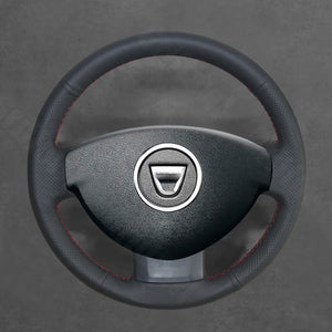 Griffowl Steering Wheel Cover for Customized Sedan Renault Logan 2013-2016. Perfect grip with our steering wheel wrap and custom interior touch.