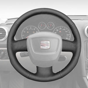 Griffowl Steering Wheel Cover for Customized Sedan Seat Exeo 2009-2012. Perfect grip with our steering wheel wrap and custom interior touch.