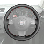 Griffowl Steering Wheel Cover for Customized Sedan Seat Toledo Cordoba 1993-2009. For refined interior upgrades using our wrap and stitch kit.
