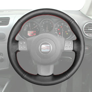 Griffowl Steering Wheel Cover for Customized Sedan Seat Toledo Cordoba 1993-2009. For refined interior upgrades using our wrap and stitch kit.
