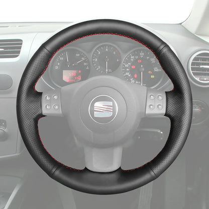 Griffowl Steering Wheel Cover for Customized Sedan Seat Toledo Cordoba 1993-2009. For refined interior upgrades using our wrap and stitch kit.

