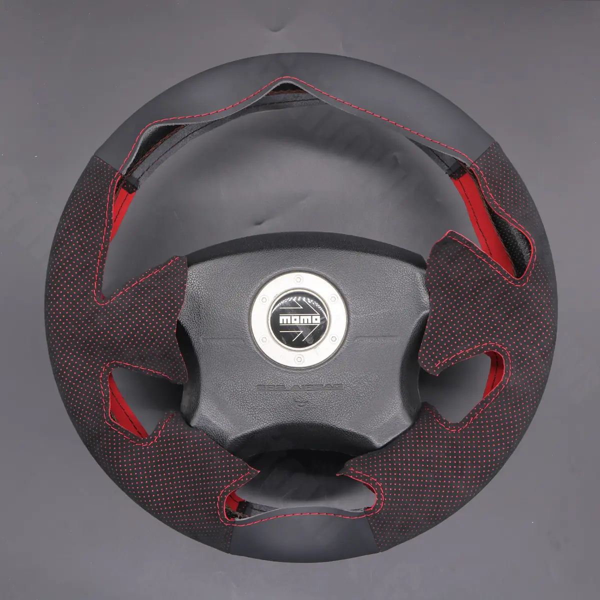Griffowl Steering Wheel Cover for Customized Sedan Subaru Impreza WRX STI 1999-2004. Hand-sewn kit for drivers seeking precision and comfort.

