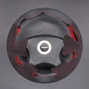 Griffowl Steering Wheel Cover for Customized Sedan Subaru Impreza WRX STI 1999-2004. Hand-sewn kit for drivers seeking precision and comfort.
