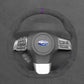 Griffowl Steering Wheel Cover for Customized Sedan Subaru WRX STI 2015-2021. Perfect grip with our steering wheel wrap and custom interior touch.
