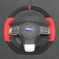 Griffowl Steering Wheel Cover for Customized Sedan Subaru WRX STI 2015-2021. Perfect grip with our steering wheel wrap and custom interior touch.
