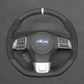 Griffowl Steering Wheel Cover for Customized Sedan Subaru WRX STI 2015-2021. Perfect grip with our steering wheel wrap and custom interior touch.
