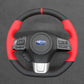 Griffowl Steering Wheel Cover for Customized Sedan Subaru WRX STI 2015-2021. Perfect grip with our steering wheel wrap and custom interior touch.

