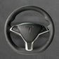 Griffowl Steering Wheel Cover for Customized Sedan Tesla Model S 2013-2017. Perfect grip with our steering wheel wrap and custom interior touch.
