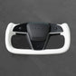 Griffowl Steering Wheel Cover for Customized Sedan Tesla Model S Yoke Plaid 2021-2025. Elevate your interior with Griffowl's wrap and stitch kit.
