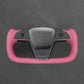 Griffowl Steering Wheel Cover for Customized Sedan Tesla Model S Yoke Plaid 2021-2025. Elevate your interior with Griffowl's wrap and stitch kit.
