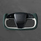 Griffowl Steering Wheel Cover for Customized Sedan Tesla Model S Yoke Plaid 2021-2025. Elevate your interior with Griffowl's wrap and stitch kit.
