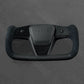 Griffowl Steering Wheel Cover for Customized Sedan Tesla Model S Yoke Plaid 2021-2025. Elevate your interior with Griffowl's wrap and stitch kit.
