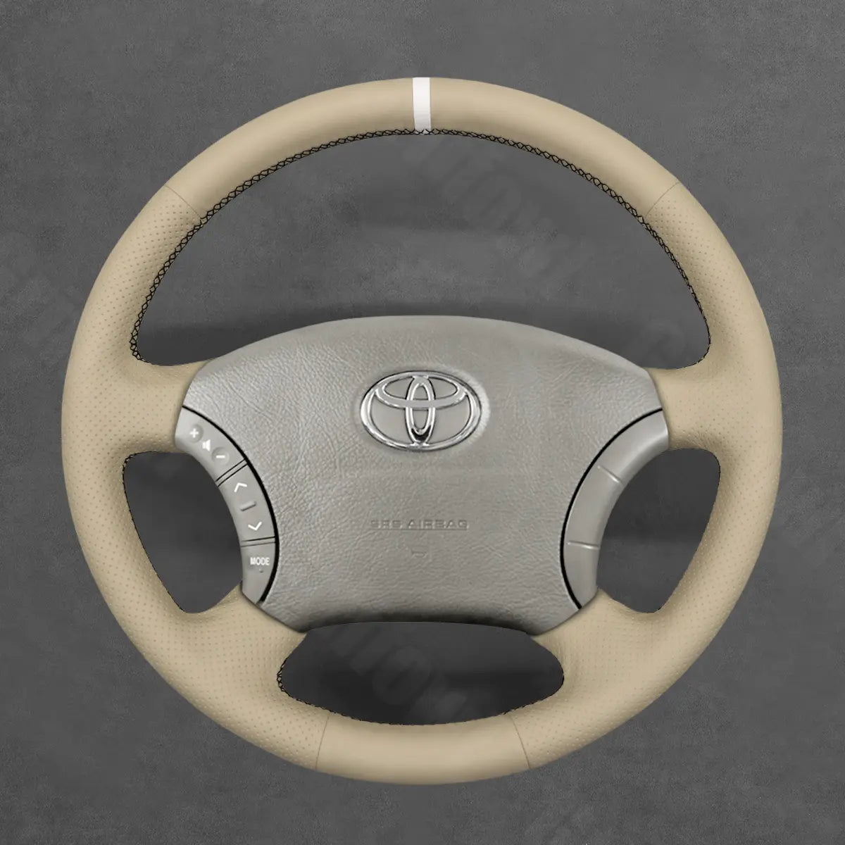 Griffowl Steering Wheel Cover for Customized Sedan Toyota Camry 2005-2006. Perfect grip with our steering wheel wrap and custom interior touch.