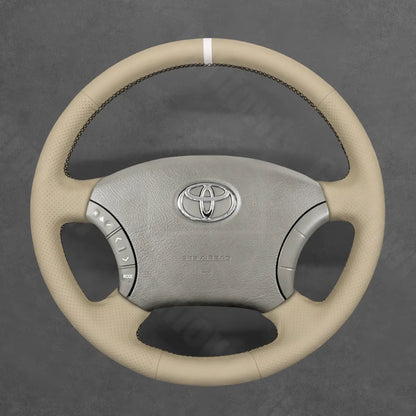 Griffowl Steering Wheel Cover for Customized Sedan Toyota Camry 2005-2006. Perfect grip with our steering wheel wrap and custom interior touch.