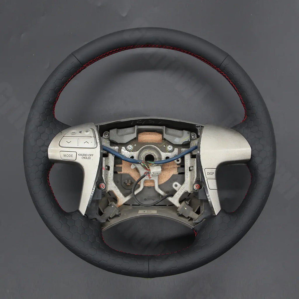 Griffowl Steering Wheel Cover for Customized Sedan Toyota Camry 2006-2013. Perfect grip with our steering wheel wrap and custom interior touch.