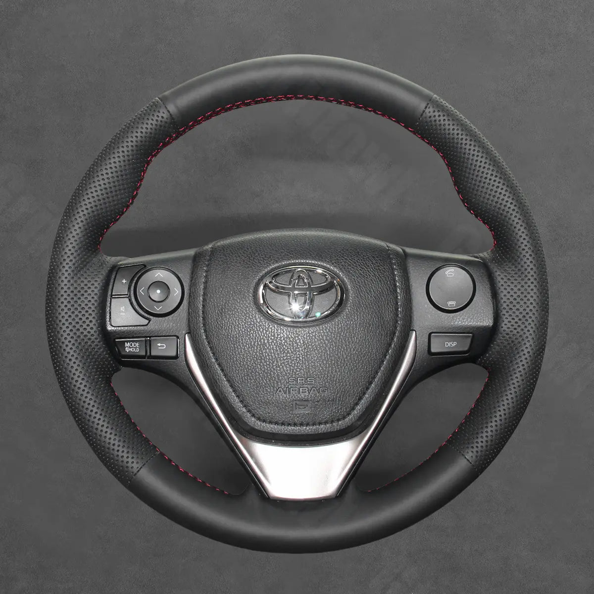 Griffowl Steering Wheel Cover for Customized Sedan Toyota Corolla 2012-2019. Perfect grip with our steering wheel wrap and custom interior touch.