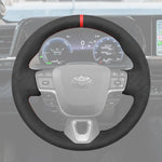 Griffowl Steering Wheel Cover for Customized Sedan Toyota Crown Camry 2023-2025. For refined interior upgrades using our wrap and stitch kit.