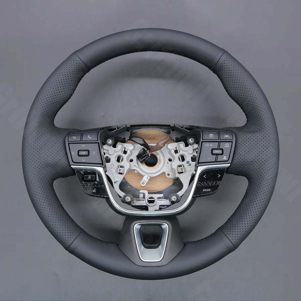 Griffowl Steering Wheel Cover for Customized Sedan Toyota Crown Camry 2023-2025. For refined interior upgrades using our wrap and stitch kit.