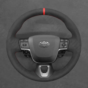 Griffowl Steering Wheel Cover for Customized Sedan Toyota Crown Camry 2023-2025. For refined interior upgrades using our wrap and stitch kit.
