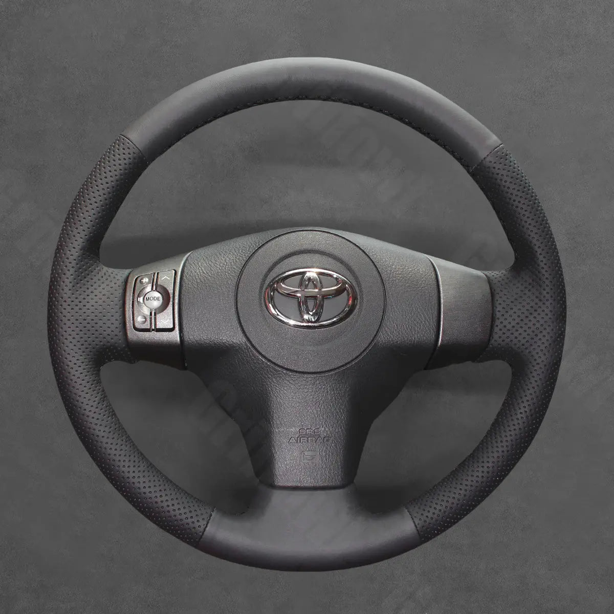 Griffowl Steering Wheel Cover for Customized Sedan Toyota Yaris Vitz 2005-2011. For refined interior upgrades using our wrap and stitch kit.