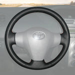 Griffowl Steering Wheel Cover for Customized Sedan Toyota Yaris Vitz 2005-2011. For refined interior upgrades using our wrap and stitch kit.