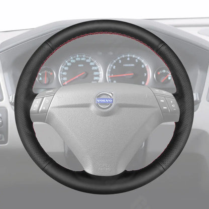 Griffowl Steering Wheel Cover for Customized Sedan Volvo S60 S80 2000-2010. Perfect grip with our steering wheel wrap and custom interior touch.
