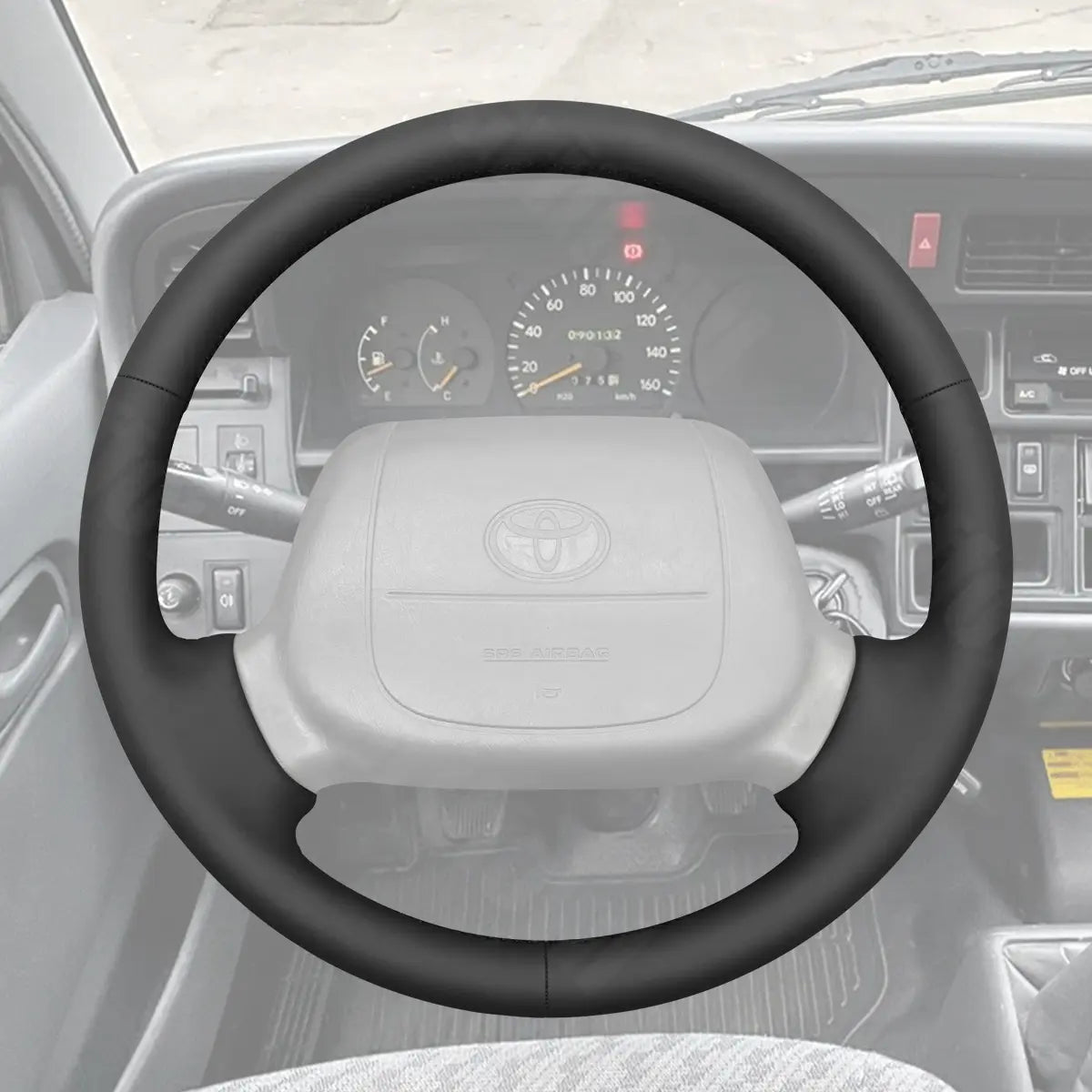Griffowl Steering Wheel Cover for Customized Toyota Avalon HiAce TownAce Granvia 4Runner Hilux Tundra Tacoma 1996-1999. Perfect grip with our steering wheel wrap and custom interior touch.