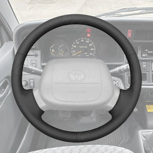 Griffowl Steering Wheel Cover for Customized Toyota Avalon HiAce TownAce Granvia 4Runner Hilux Tundra Tacoma 1996-1999. Perfect grip with our steering wheel wrap and custom interior touch.