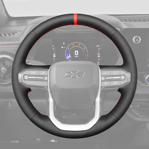 Griffowl Steering Wheel Cover for DIY Pickup Chevrolet Chevy Colorado 2023-2025. For refined interior upgrades using our wrap and stitch kit.
