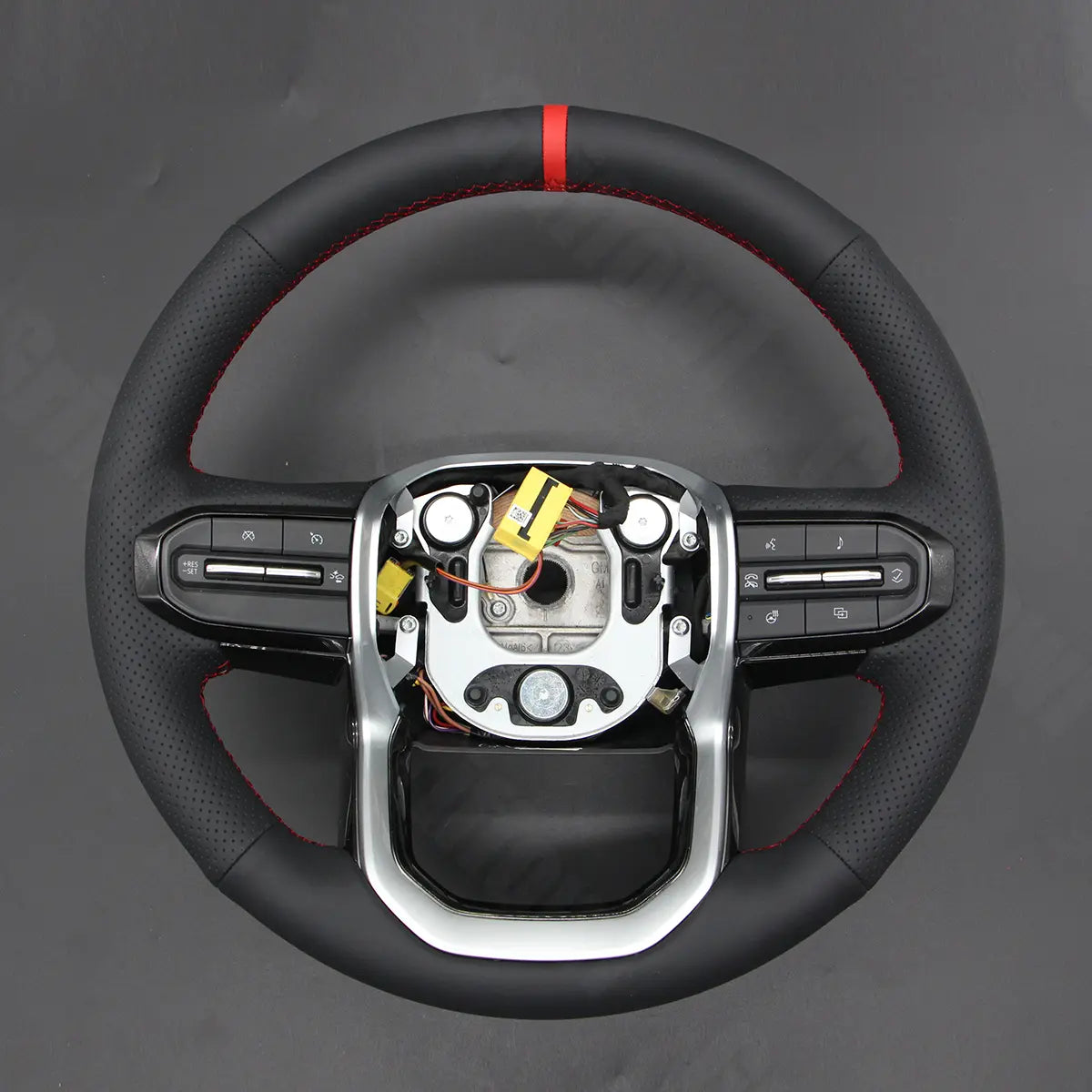Griffowl Steering Wheel Cover for DIY Pickup Chevrolet Chevy Colorado 2023-2025. For refined interior upgrades using our wrap and stitch kit.
