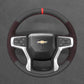 Griffowl Steering Wheel Cover for DIY Pickup Chevrolet Chevy Silverado 1500 2500 3500 2020-2025. Hand-sewn DIY kit blends grip, function, and style inside.
