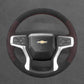 Griffowl Steering Wheel Cover for DIY Pickup Chevrolet Chevy Silverado 1500 2500 3500 2020-2025. Hand-sewn DIY kit blends grip, function, and style inside.
