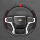 Griffowl Steering Wheel Cover for DIY Pickup Chevrolet Chevy Silverado 1500 2500 3500 2020-2025. Hand-sewn DIY kit blends grip, function, and style inside.
