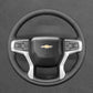 Griffowl Steering Wheel Cover for DIY Pickup Chevrolet Chevy Silverado 1500 2500 3500 2020-2025. Hand-sewn DIY kit blends grip, function, and style inside.
