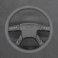 Griffowl Steering Wheel Cover for DIY Pickup Chevrolet Chevy Silverado 1500 Classic 2500 2500HD Classic 3500 3500 Classic 2003-2007. Compact, hand-sewn DIY wrap for quick interior mods and grip upgrade.
