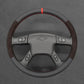Griffowl Steering Wheel Cover for DIY Pickup Chevrolet Chevy Silverado 1500 Classic 2500 2500HD Classic 3500 3500 Classic 2003-2007. Compact, hand-sewn DIY wrap for quick interior mods and grip upgrade.
