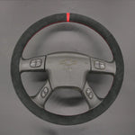 Griffowl Steering Wheel Cover for DIY Pickup Chevrolet Chevy Silverado 1500 Classic 2500 2500HD Classic 3500 3500 Classic 2003-2007. Compact, hand-sewn DIY wrap for quick interior mods and grip upgrade.
