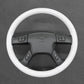 Griffowl Steering Wheel Cover for DIY Pickup Chevrolet Chevy Silverado 1500 Classic 2500 2500HD Classic 3500 3500 Classic 2003-2007. Compact, hand-sewn DIY wrap for quick interior mods and grip upgrade.
