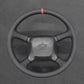 Griffowl Steering Wheel Cover for DIY Pickup Chevrolet Chevy Silverado 1500 Silverado 2500 3500 CK 1500 Series 1999-2002. Compact, hand-sewn DIY wrap for quick interior mods and grip upgrade.
