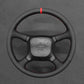 Griffowl Steering Wheel Cover for DIY Pickup Chevrolet Chevy Silverado 1500 Silverado 2500 3500 CK 1500 Series 1999-2002. Compact, hand-sewn DIY wrap for quick interior mods and grip upgrade.
