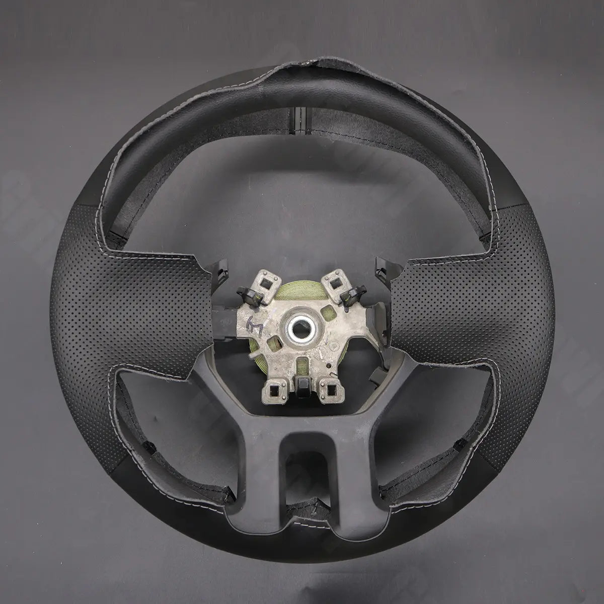Griffowl Steering Wheel Cover for DIY Pickup Dodge RAM 1500 2500 3500 2009-2012. For refined interior upgrades using our wrap and stitch kit.
