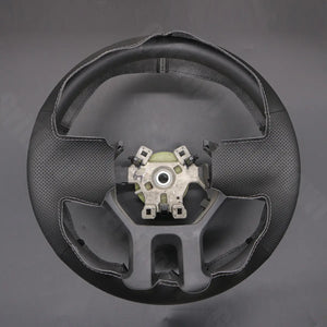 Griffowl Steering Wheel Cover for DIY Pickup Dodge RAM 1500 2500 3500 2009-2012. For refined interior upgrades using our wrap and stitch kit.
