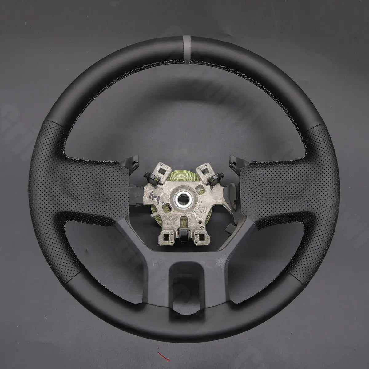 Griffowl Steering Wheel Cover for DIY Pickup Dodge RAM 1500 2500 3500 2009-2012. For refined interior upgrades using our wrap and stitch kit.
