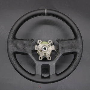 Griffowl Steering Wheel Cover for DIY Pickup Dodge RAM 1500 2500 3500 2009-2012. For refined interior upgrades using our wrap and stitch kit.
