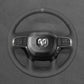 Griffowl Steering Wheel Cover for DIY Pickup Dodge RAM 1500 2500 3500 2019-2025. For refined interior upgrades using our wrap and stitch kit.
