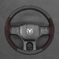 Griffowl Steering Wheel Cover for DIY Pickup Dodge RAM 1500 Classic 2500 3500 5500 2012-2018. Elevate your interior with Griffowl's wrap and stitch kit.