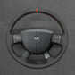 Griffowl Steering Wheel Cover for DIY Pickup Dodge Ram SRT-10 Dakota 1500 2500 3500 2004-2011. Elevate your interior with Griffowl's wrap and stitch kit.
