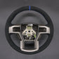 Griffowl Steering Wheel Cover for DIY Pickup Ford F-150 F150 F-250 F250 F-350 F350 F-450 F450 2015-2022. Perfect for enthusiasts seeking refined interior mods.