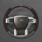 Griffowl Steering Wheel Cover for DIY Pickup Ford F-150 F150 F-250 F250 F-350 F350 F-450 F450 2015-2022. Perfect for enthusiasts seeking refined interior mods.